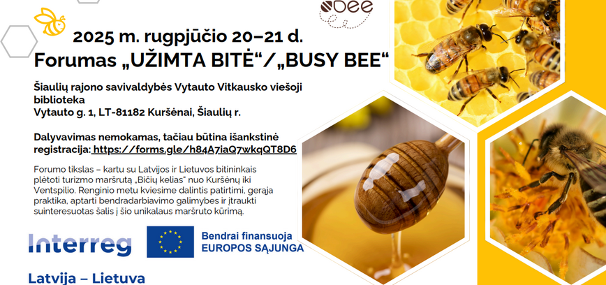 Wir laden Sie ein, sich für das internationale Forum "BUSY BEE" anzumelden.