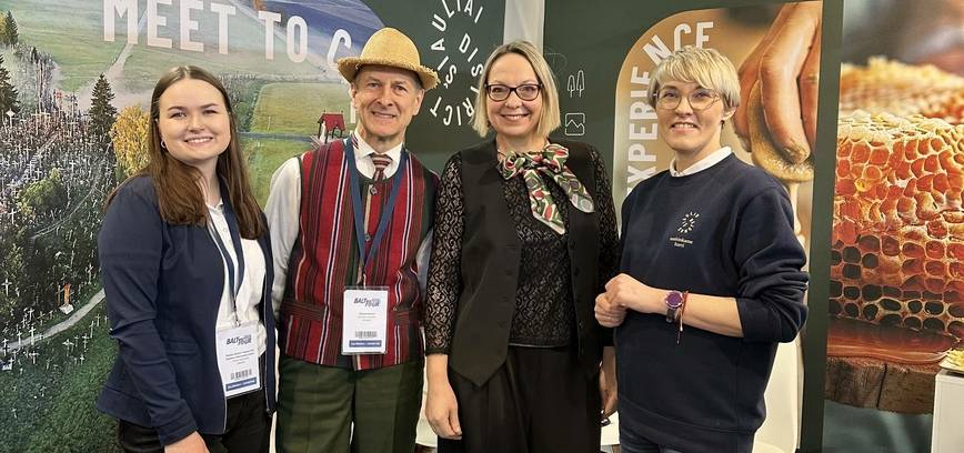 Šiaulių rajono turtai – tarptautinėje turizmo parodoje BALTTOUR 