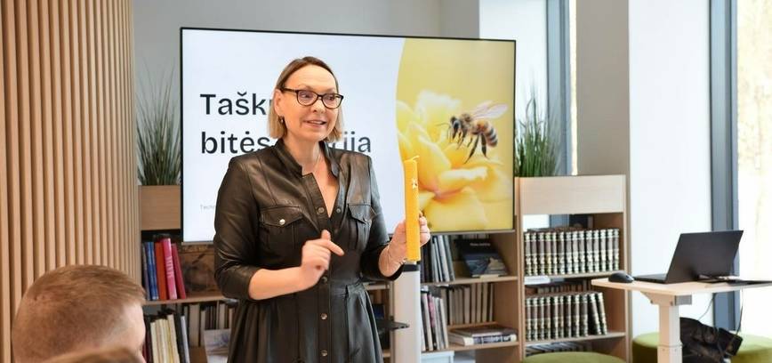 Edukacija „Taškuota bitės istorija“ | projektas UŽIMTA BITĖ