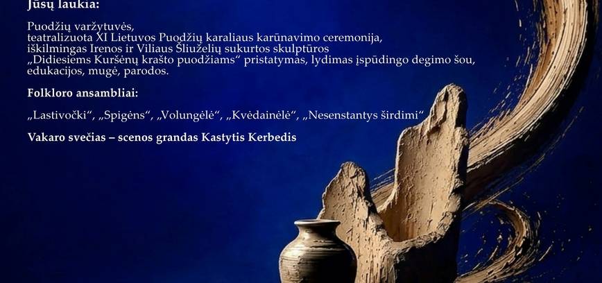 Simpoziumas - XI Lietuvos Puodžių karaliaus rinkimai 