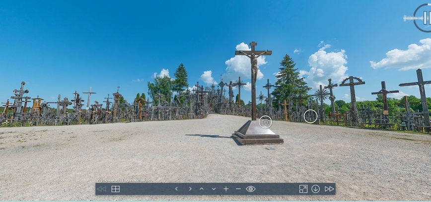 Virtualus Kryžių kalno turas