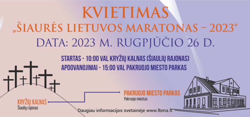„Šiaurės Lietuvos maratonas – 2023“ 