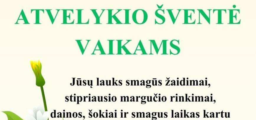 Atvelykio šventė vaikams