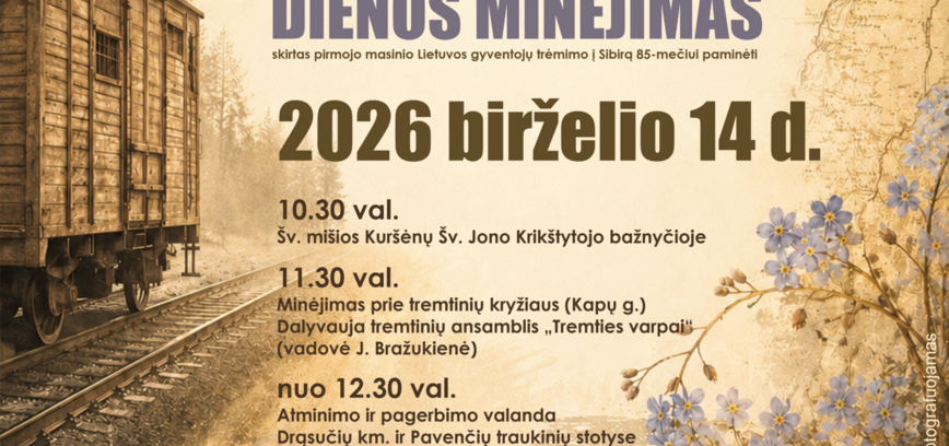  Gedulo ir vilties dienos minėjimas