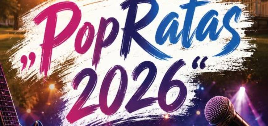 XXV Šiaulių regiono populiariosios muzikos šventė ,,PopRatas 2026