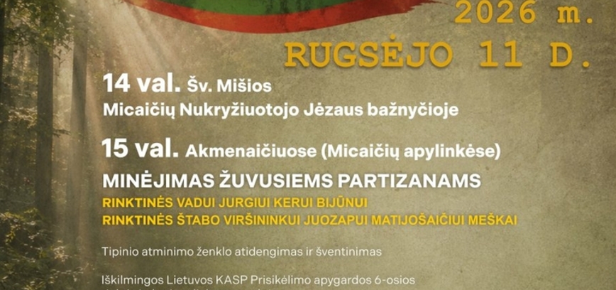 AKMENAIČIUOSE už Laisvę ir Lietuvą