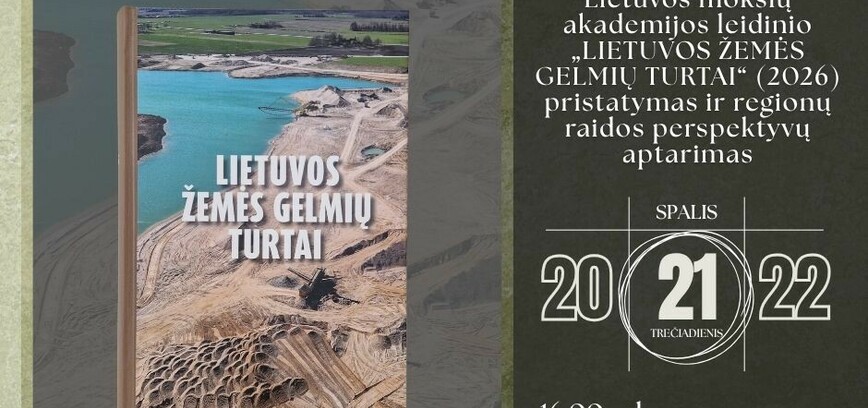 KURŠĖNUOSE Lietuvos mokslų akademijos leidinio pristatymas