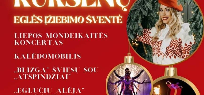 Kuršėnų miesto eglės įžiebimo šventė