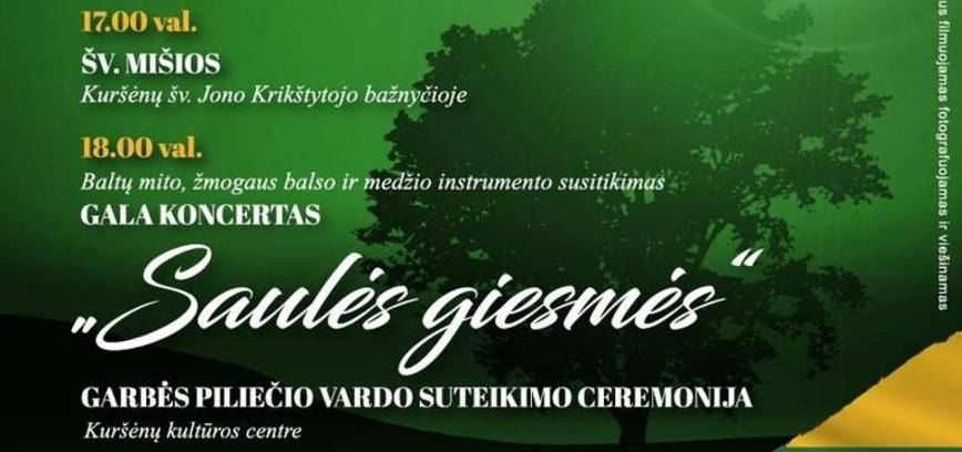 Valstybės atkūrimo dienos renginiai | KURŠĖNAI