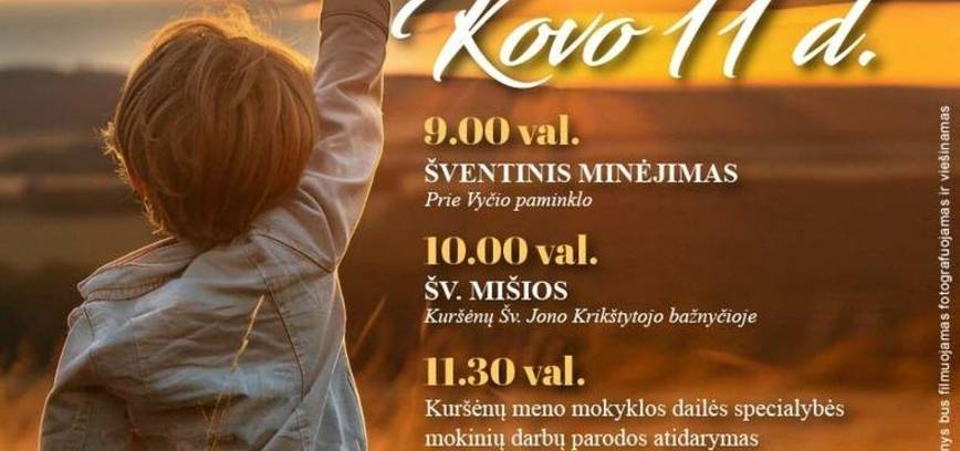 Lietuvos nepriklausomybės atkūrimo diena | KURŠĖNAI