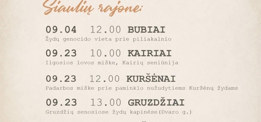 Pilietinė iniciatyva „Atminties kelias”