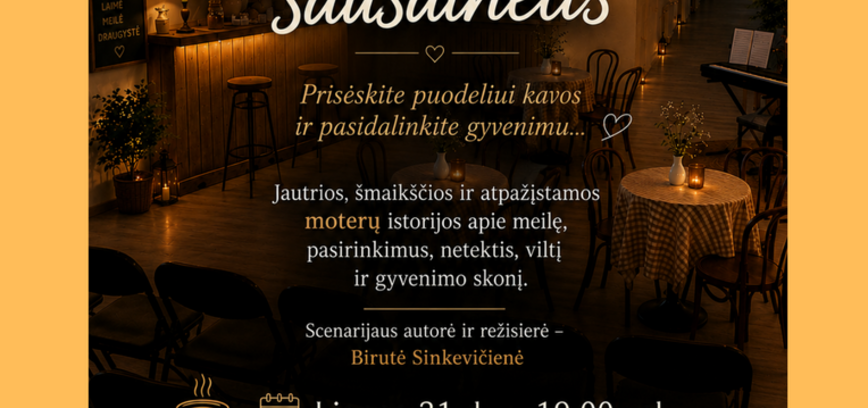 Liepos 31 d. 19 val. Bazilionų mėgėjų teatro spektaklio „Laimės sausainėlis” premjera. 