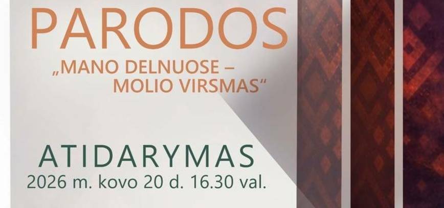 Gitanos Morkienės autorinės keramikos darbų parodos „Mano delnuose – molio virsmas“ atidarymas
