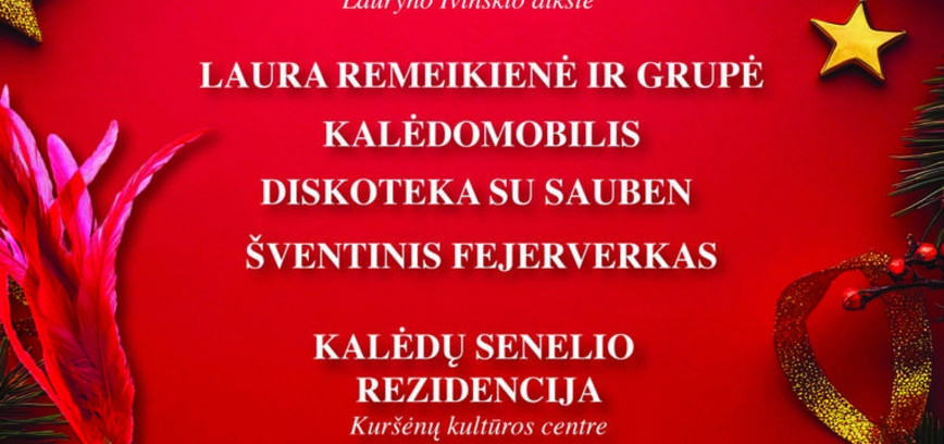 Kalėdinės Kuršėnų eglės įžiebimo maskaradas