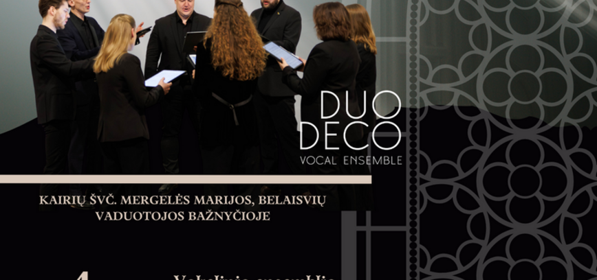 Vokalinio ansamblio DUODECO sakralinės muzikos koncertas | Muzikinės bažnyčių naktys Šiaulių rajone 2026