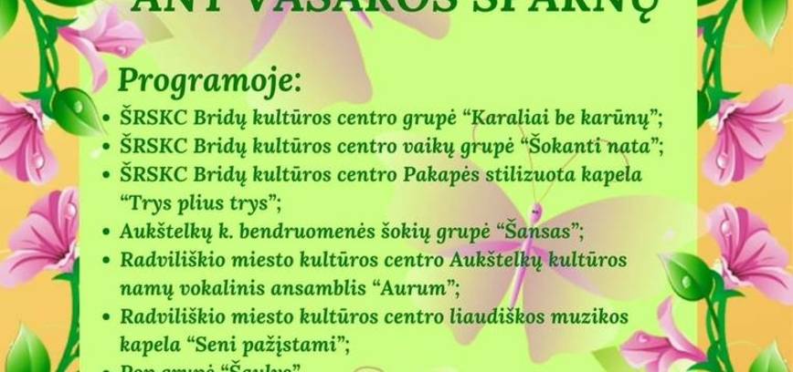 Vasaros šventė  „Ant vasaros sparnų“ Briduose