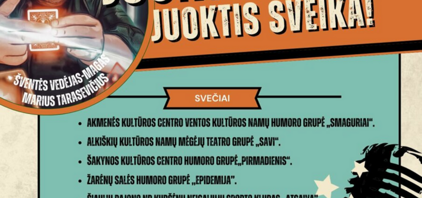 ŽARĖNUOSE tradicinė rajoninė satyros ir humoro šventė