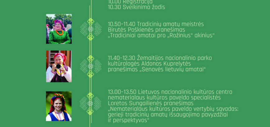 Konferencija „Senovės lietuvių amatai“