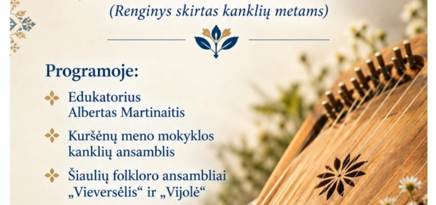 „Kai prabyla kanklės“ Renginys, skirtas Kanklių metams