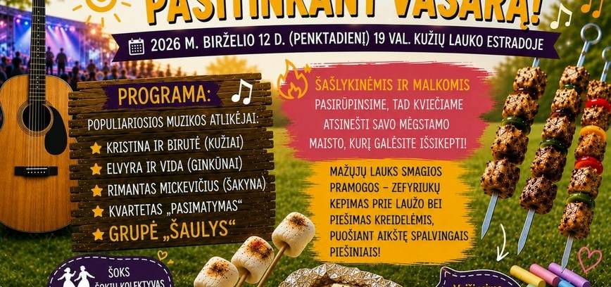 Pramoginės muzikos šventė „Pasitinkant vasarą“