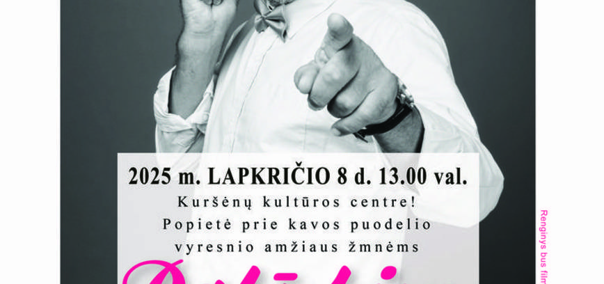 Popietė prie kavos puodelio vyresniems žmonėms „Pabūkime kartu“ 