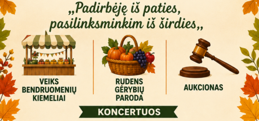 ŽARĖNUOSE seniūnijos rudens derliaus šventė