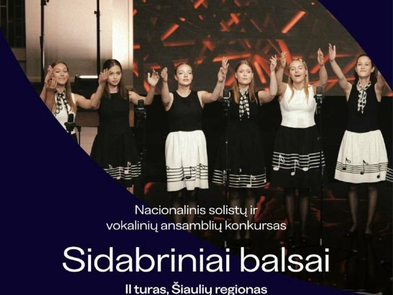 Solistų ir vokalinių ansamblių konkurso „Sidabriniai balsai“ regioninis turas
