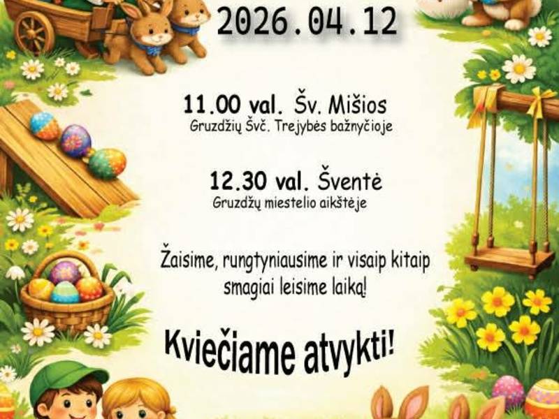 Atvelykio šventė ,,Mažosios vaikų Velykėlės“