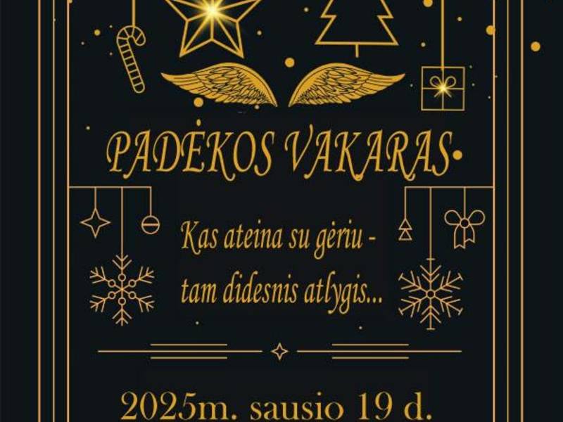 Gruzdžiuose Padėkos vakaras