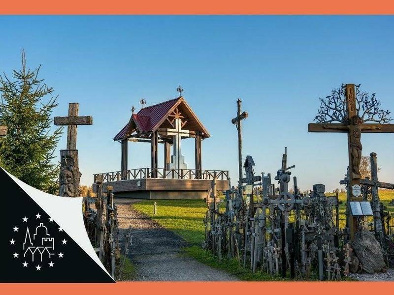 Sacred architecture on the Hill of Crosses