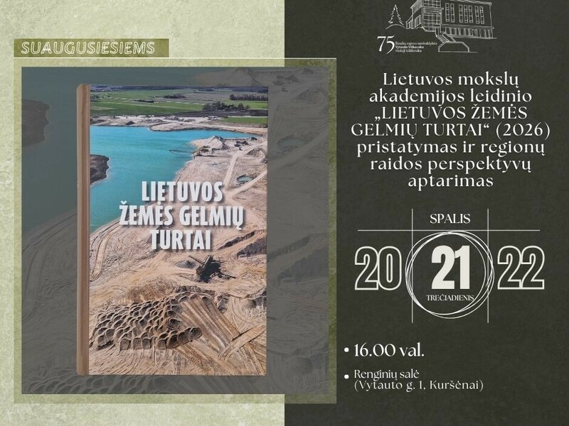 KURŠĖNUOSE Lietuvos mokslų akademijos leidinio pristatymas