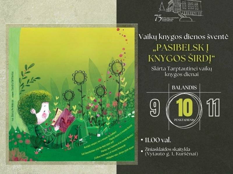  Vaikų knygos dienos šventė „Pasibelsk į knygos širdį“