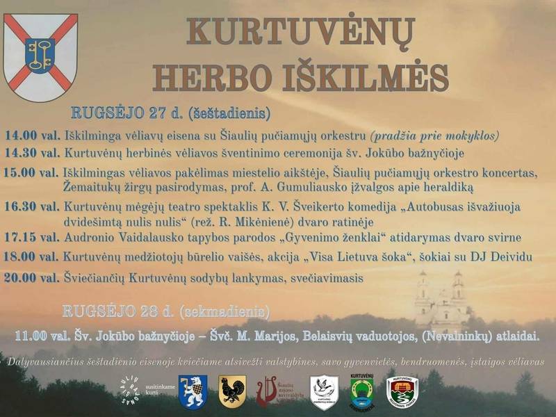 Kurtuvėnų herbo iškilmės