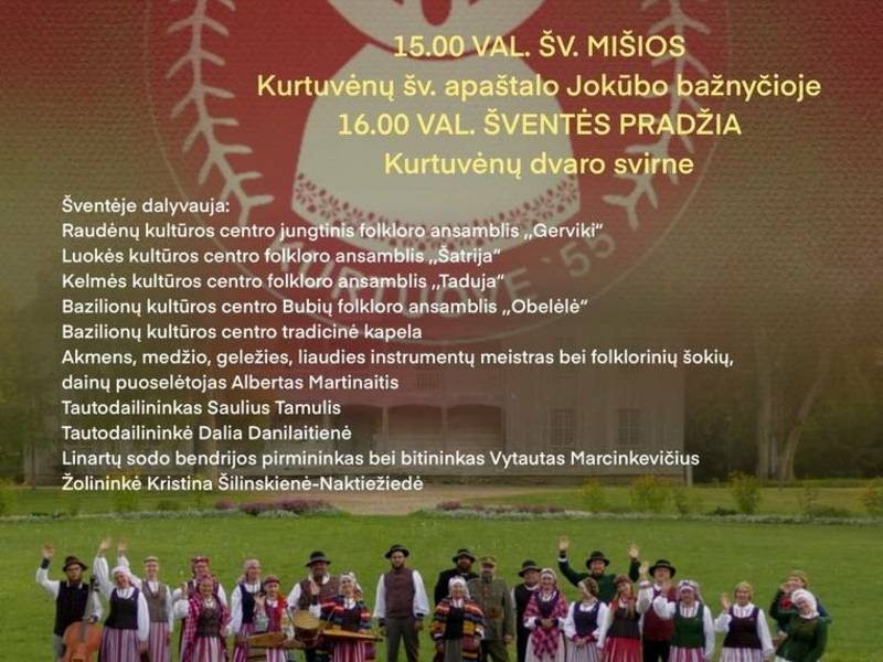 Kurtuvėnų folkloro ansamblio „Kurtuove“ 55 metų kūrybinės veiklos jubiliejaus šventė