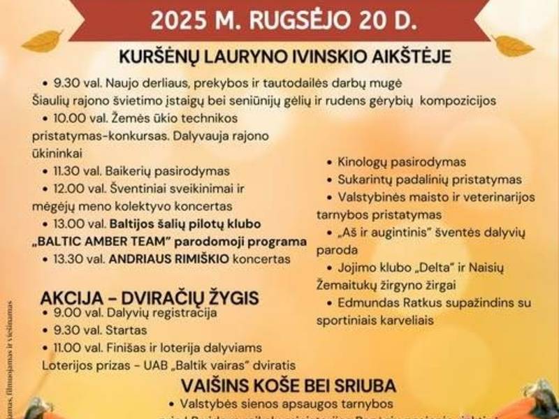 „JOMARKAS 25“ KURŠĖNUOSE 