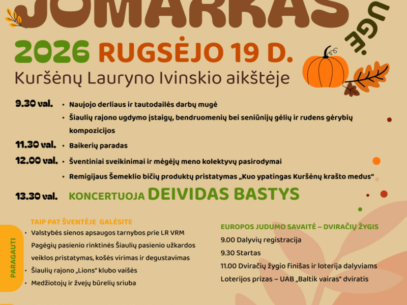 Rudens gėrybių mugė JOMARKAS