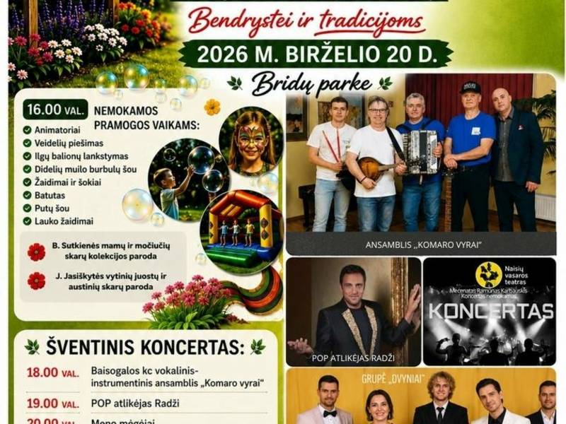 Vasaros šventė BRIDUOSE