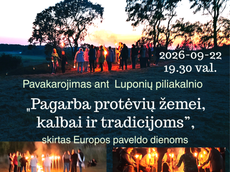 „Pagarba protėvių žemei, kalbai ir tradicijoms“
